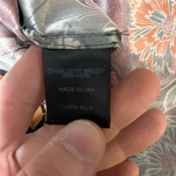 Vintage Charlotte Brody Long Sleeve Blouse with Notched Collar - Picture 8 of 9